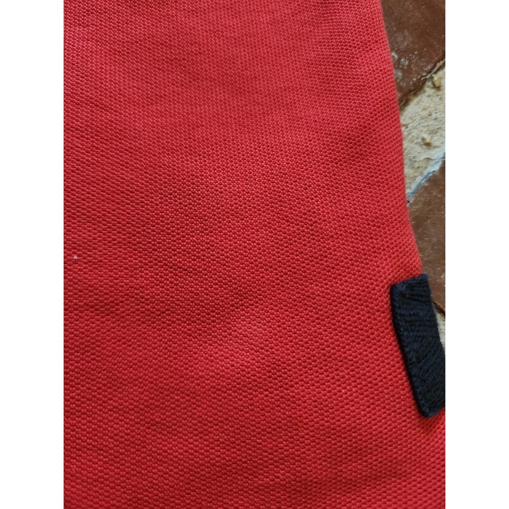 Orvis Polo Shirt Men Medium Signature Regular Fit 100% Cotton Heavy Weight Red - Picture 7 of 11